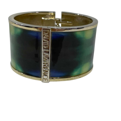 David Lawrence, Womens Bracelet, Black  / Blue / Gold / Green 