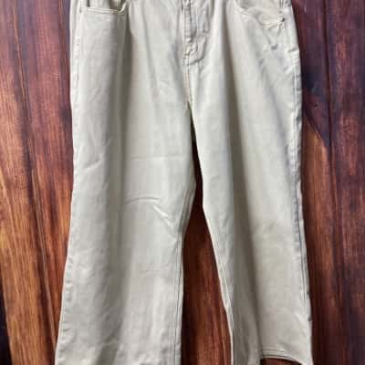 City Chic Denim   Size 20 Beige wide leg pants 
