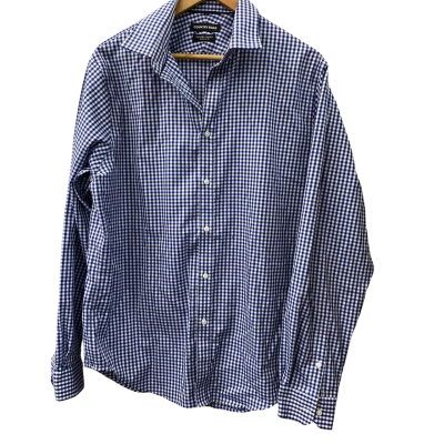 Country Road Mens  Size L Checked Shirt / Long Sleeve Shirt Blue / Checked 