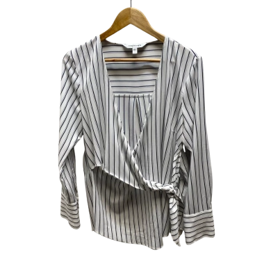 Forever New Womens  Size 12 White Striped Top