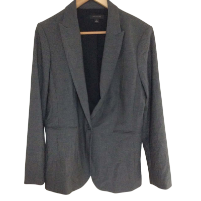 Ann Taylor Womens  Size 12 Suit Jacket Grey 