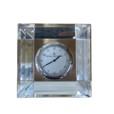 Royal Doulton Small Crystal Clock