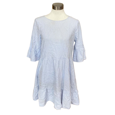 Seed Heritage Womens  Size 10 Babydoll Dress Blue 