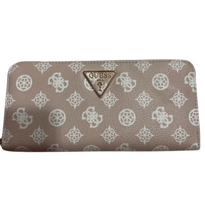 Guess Womens Wallet Beige / Gold / White 