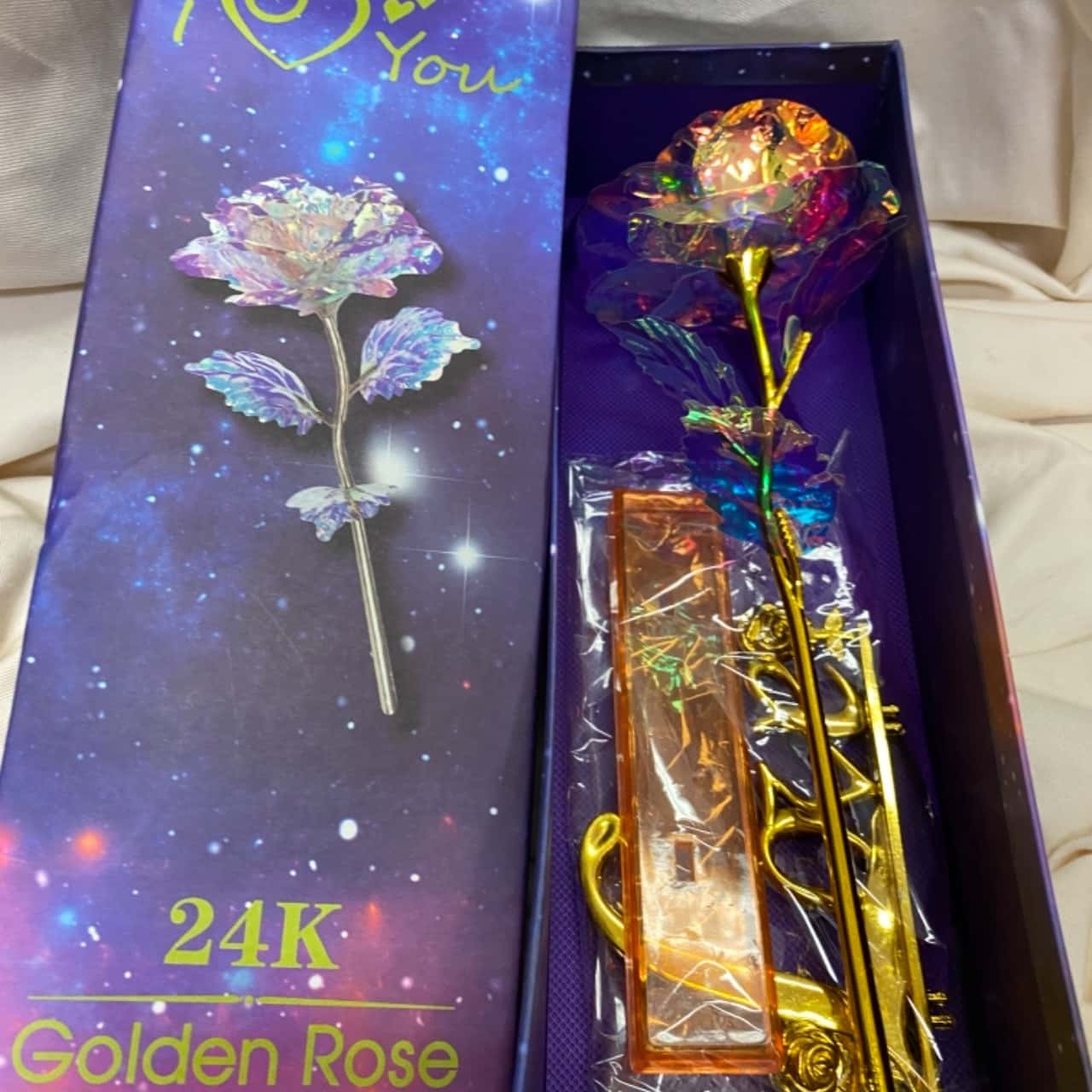 I love you 24K Golden Rose Other Womens Multicoloured (s)