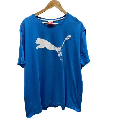 Puma Mens  Size XXL Blue Tee