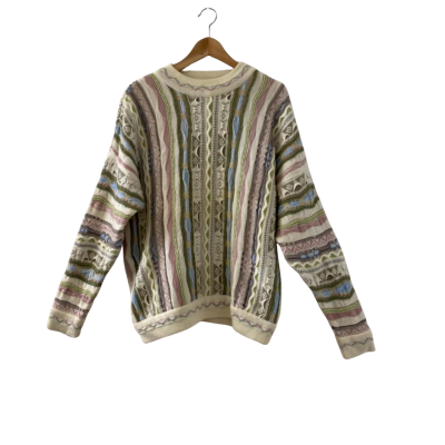 Purely Australian Clothing Co UNISEX New Wool 3D Knitted Sweater Size Large