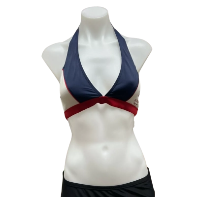 Tommy Hilfiger Womens Size M Bikini Top Blue / Red / White 