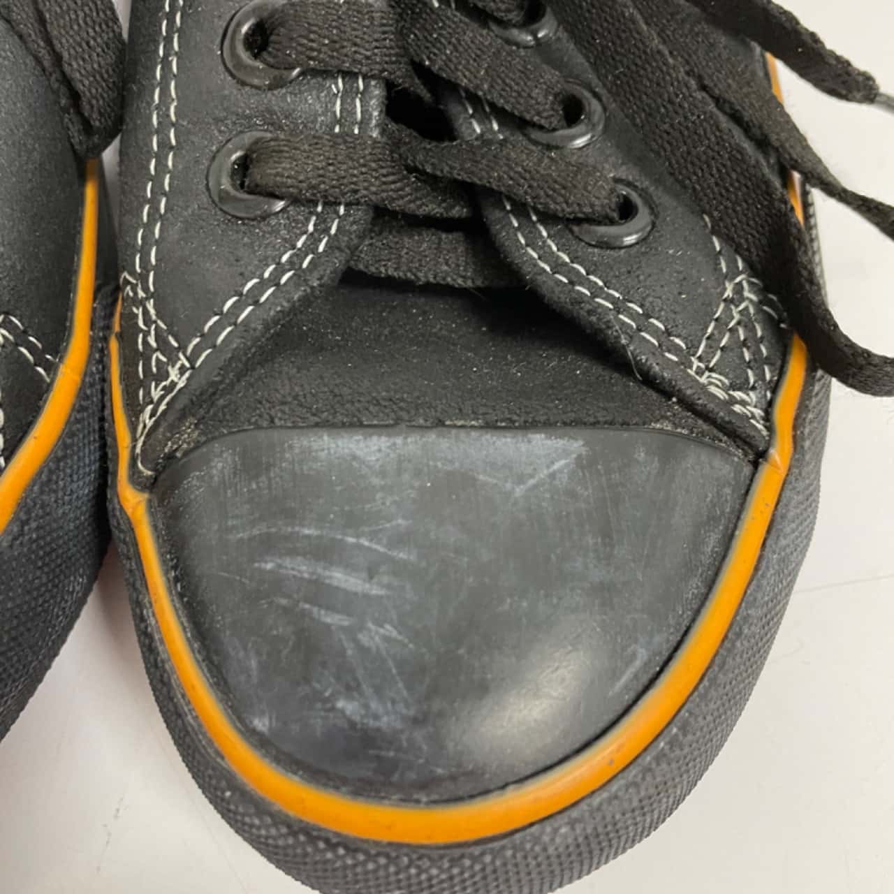 Harley Davidson Womens Size 5UK Black / Orange (s)