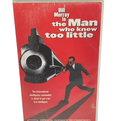 The Man Who Knew Too Little VHS (Bill Murray)