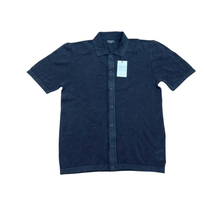 BNWT Industrie The Nanterre S/S Shirt Washed Black Size M