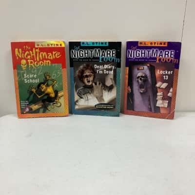 Vintage 2000’s R.L Stine ‘The Nightmare Room’ Books x3