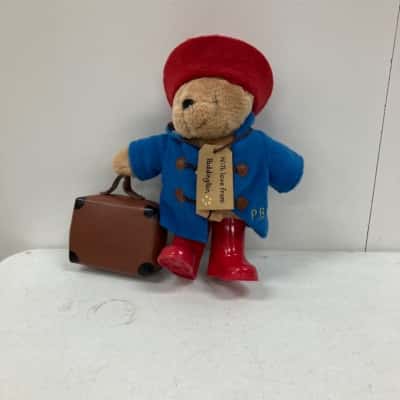 Paddington Bear Plush W/Suitcase