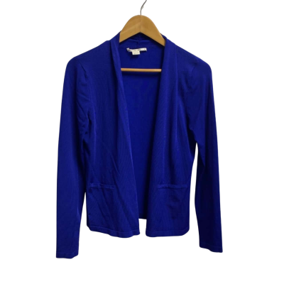 Jane Lamerton Womens  Size 8 Cardigan Blue 