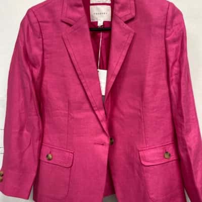 Trenery Womens  Size 8 Blazer Pink  