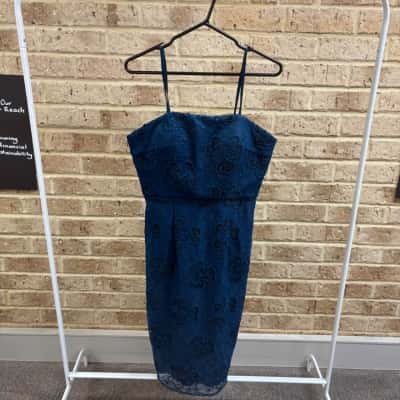 Bariano Womens Florence strapless midi dress Size 14 