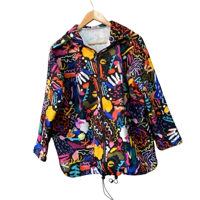 Gorman Womens  Size M / S Raincoat Black  / Multicoloured 