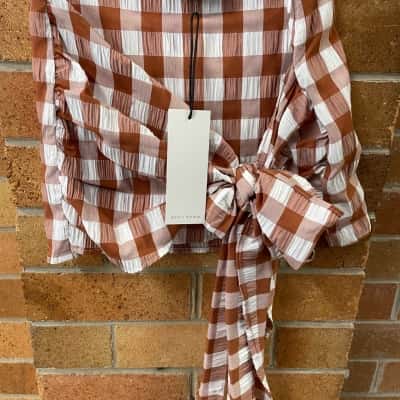 Alice In The Eve Womens  Size S Check Skirt 