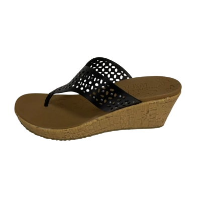 Skechers Womens  Size 9 Wedges Black  / Silver 