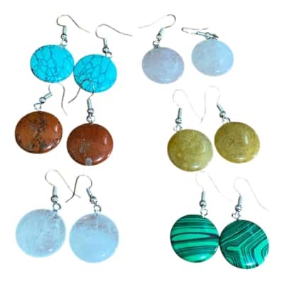 Earrings x 6 pairs 