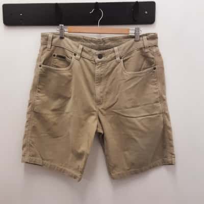 RM Williams Mens  Size 38 Beige / Moleskin Shorts