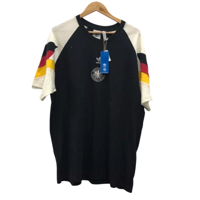 Adidas  Originals DFB OG Germany Mens  Size XL Short Sleeve T-shirt Black  BNWT$80