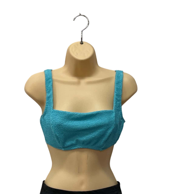 Billabong Summer High Square Paradise Size 10 A-DD Cup Bikini Top Blue 