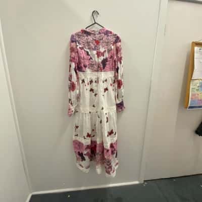 MACKENZIEMODE size 14 Midi Dress Multicoloured 