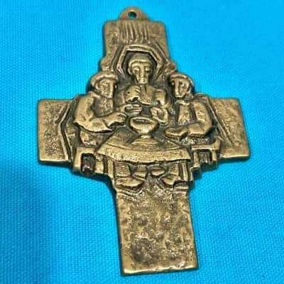 2 x German Bronze/Brass Crosses