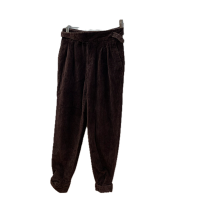 Suit Supply 1883 Pontoglio Womens Pants Size 24 Brown Corduroy