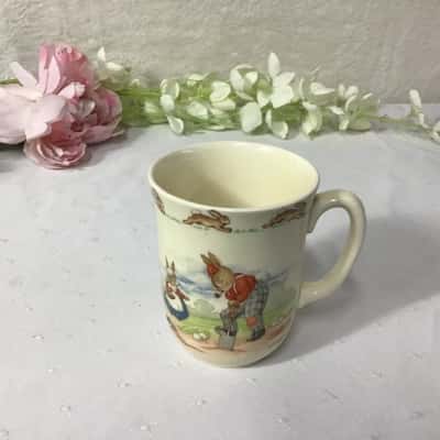Vintage Royal Doulton Bunnykins “Gardening” Mug