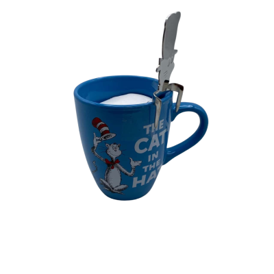 Cat in the Hat Dr Seuss Mug With Stirrer