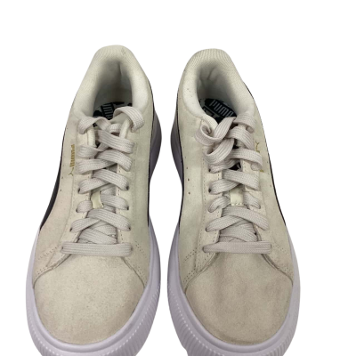 Puma Women's Mayze Size 8US Sneakers Cream/Black / White 
