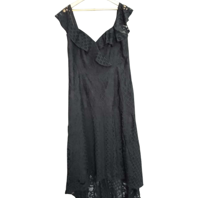 City Chic Black maxi dress Women's size M