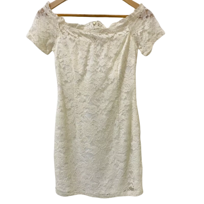 Cooper St Size 10 Mini Dress Off White 