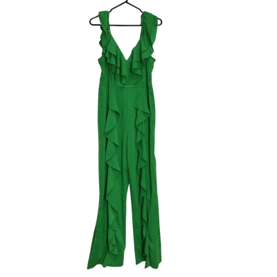 Pretty Little Thing Womens  Size 10 Jumpsuit Green 