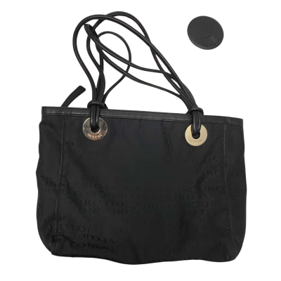 Oroton Womens Handbag Black/ Gold 