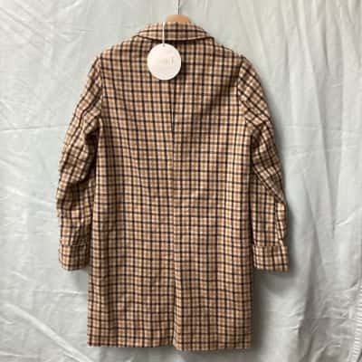 Princess Polly Womens  Size 6 Winter Coat Checked H