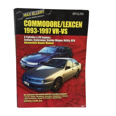 Max Ellery Commodore/ Lexcen 1993-1997 VR VS Manuel