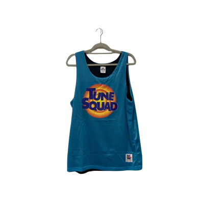 Space Jam Mens  Size M Blue / Orange top