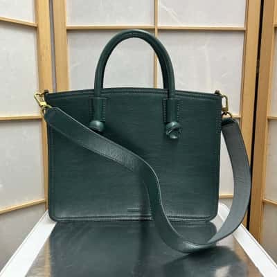 FOSSIL Skylar Women's Leather Satchel/Handbag / Shoulder Bag Green 