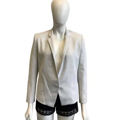 Saba Women's Size 8 Blazer Light Grey 