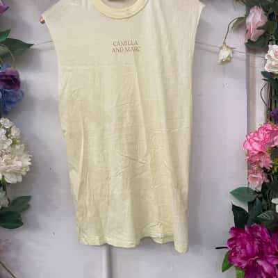 Camilla & Marc Size 8 Tank Yellow 