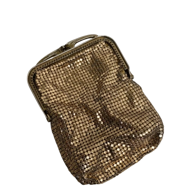 Glomesh Womens Gold / Off White Vintage Glasses/cigarette purse 