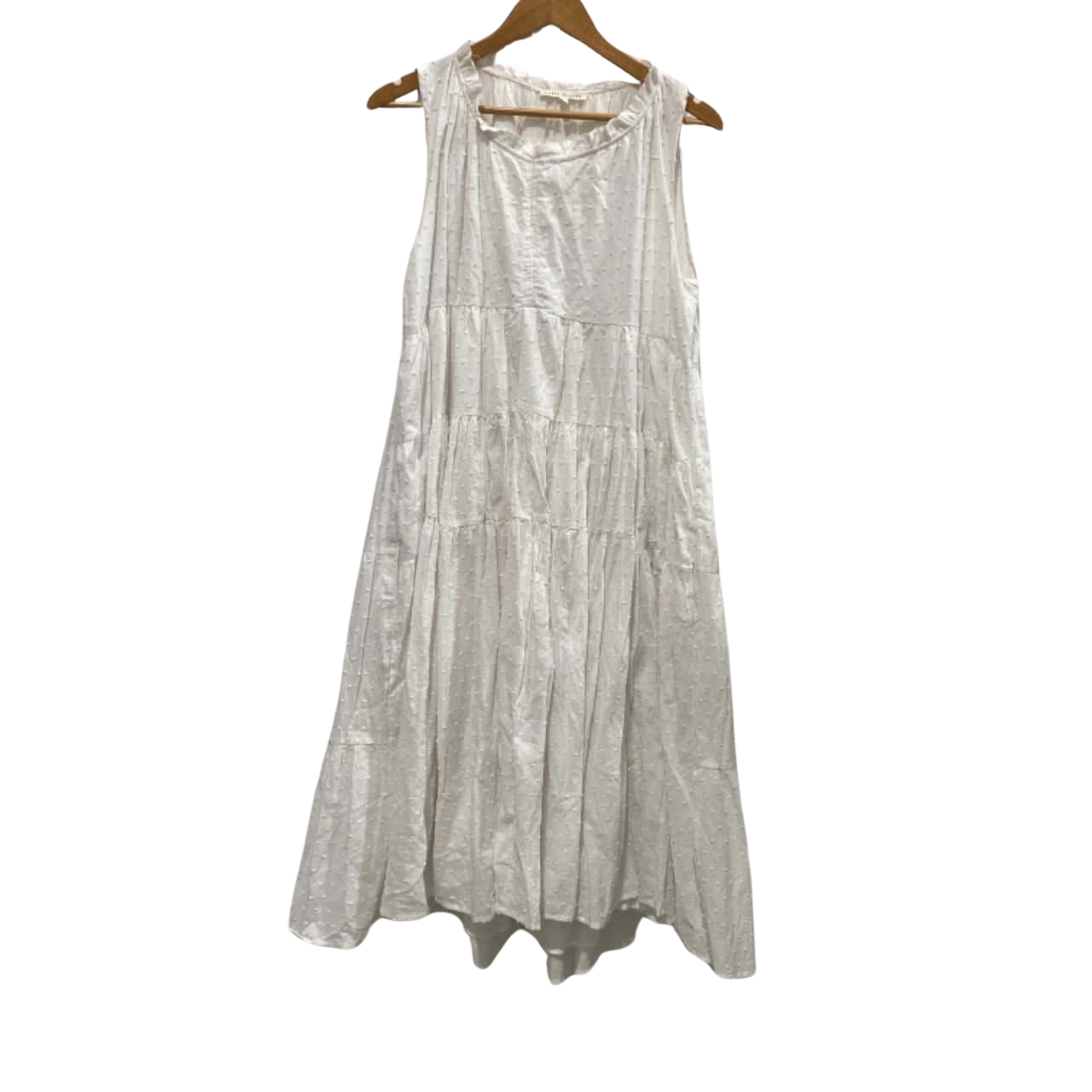 Label of Love White Cotton Dress Size L(s)