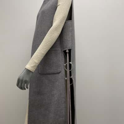 Amelius Womens  - Size 12 - Vest Jacket - Grey 