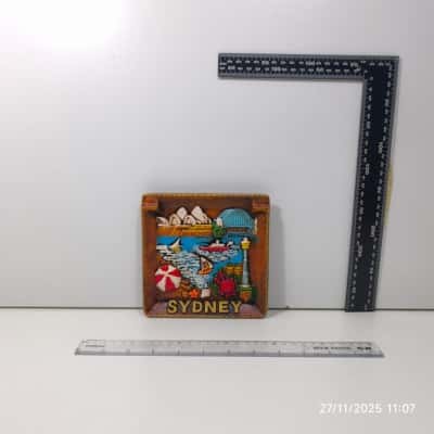 Vintage Australiana Souvenir Sydney Rex Ash Tray Wall Art 