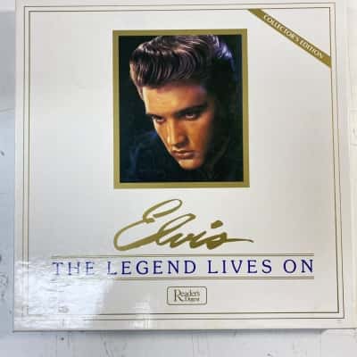 Elvis The Legend Lives On Box Set LP 7 Records & Booklet Vinyl 
