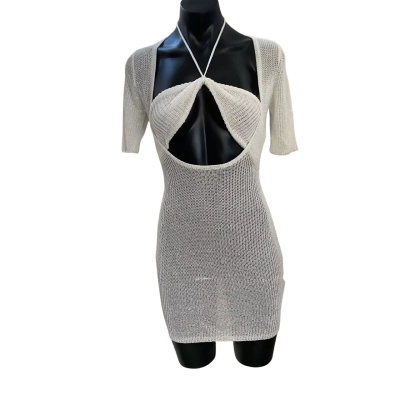 Lioness Womens  Size S Casual Dress White 