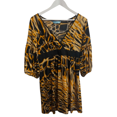Guess Size L Casual Dress Animal print 